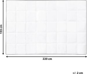 Beliani Kołdra całoroczna bawełniana 155 x 220 cm NUPTSE 5