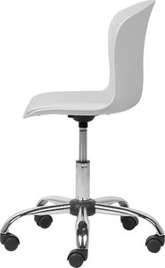 Krzesło biurowe Beliani Vamo Białe 4