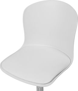 Krzesło biurowe Beliani Vamo Białe 6