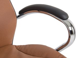 Krzesło biurowe Beliani Formula 1 Brązowe 6