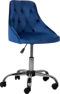 Krzesło biurowe Beliani Parrish Niebieskie 1