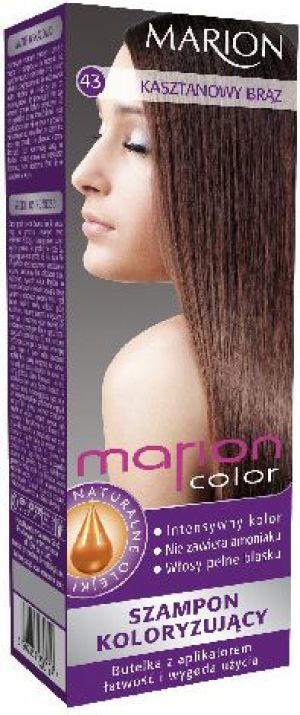 Marion Szampon koloryzujący Marion Color nr 43 kasztanowy brąz 1