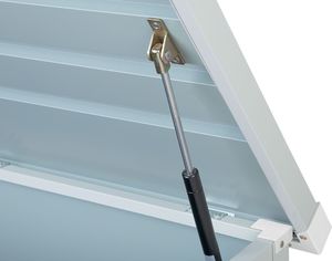 Skrzynia ogrodowa Beliani Cebrosa 300 l Jasny szary 7