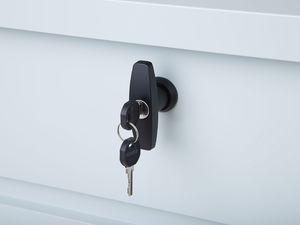 Skrzynia ogrodowa Beliani Cebrosa 300 l Jasny szary 8