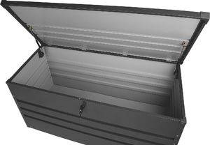 Skrzynia ogrodowa Beliani Cebrosa 400 l Ciemny szary 3