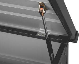 Skrzynia ogrodowa Beliani Cebrosa 400 l Ciemny szary 4