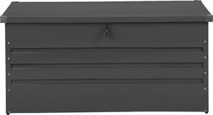 Skrzynia ogrodowa Beliani Cebrosa 400 l Ciemny szary 5