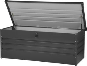 Skrzynia ogrodowa Beliani Cebrosa 600 l Ciemny szary 2