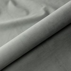 LAVERTO Łóżko kontynentalne REZEN 180x200 szare velvet z pojemnikiem 4