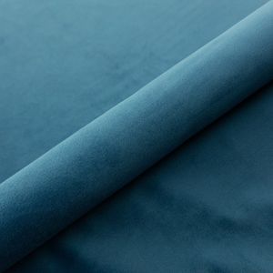 LAVERTO Łóżko kontynentalne REZEN 180x200 ciemno niebieskie velvet z pojemnikiem 4
