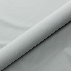 LAVERTO Łóżko kontynentalne REZEN 180x200 jasno szare velvet z pojemnikiem 4
