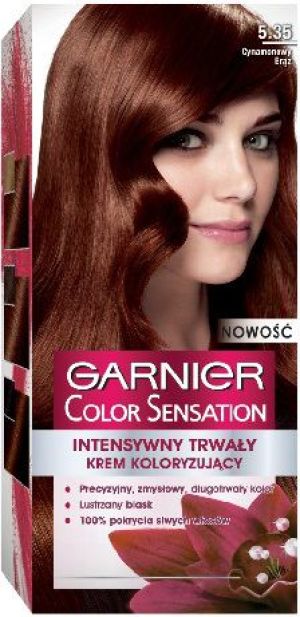 Garnier Color Sensation Krem koloryzujący 5.35 Cynamonowy Brąz 1