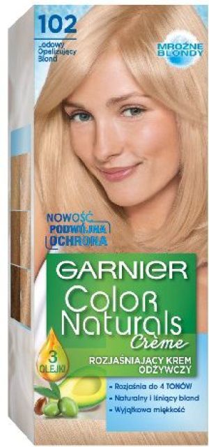 Garnier Color Naturals Krem koloryzujący nr 102 Lodowy Opalizujący Blond 1