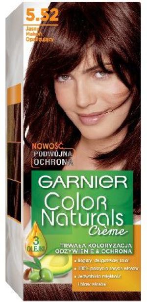 Garnier Color Naturals Krem koloryzujący nr 5.52 Jasny Mahoń Opalizujący 1