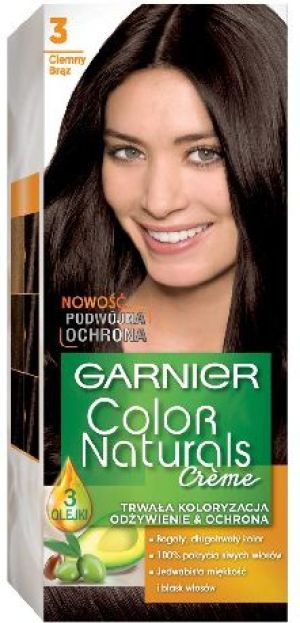 Garnier Color Naturals Krem koloryzujący nr 3 Ciemny Brąz 1