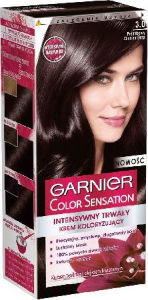 Garnier Color Sensation Krem koloryzujący 3.0 Prestig Brown- Prestiżowy ciemny brąz 1