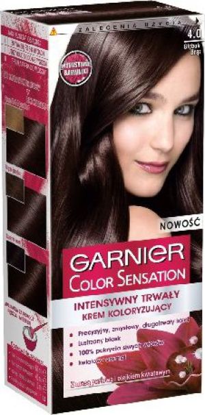 Garnier Color Sensation Krem koloryzujący 4.0 Deep Brown- Głęboki brąz 1