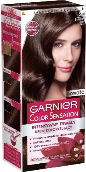 Garnier Color Sensation Krem koloryzujący 5.0 Light Brown- Świetlisty jasny brąz 1