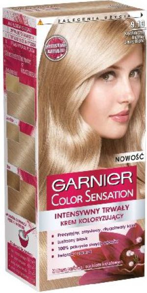 Garnier Color Sensation Krem koloryzujący 9.13 Cristal Blond- Krystaliczny beżowy jasny blond 1