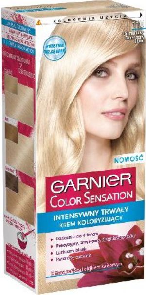 Garnier Color Sensation Krem koloryzujący 110 Diamond U.Blond-Diamentowy super jasny blond 1