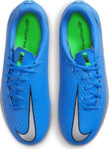 Nike Niebieskie buty piłkarskie korki Nike Phantom GT Academy FG/MG CK8476-400 - Junior 37,5 8