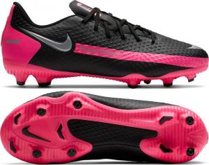 Nike Czarno-różowe buty piłkarskie korki Nike Phantom GT Academy FG/MG CK8476-006 - Junior 32 1