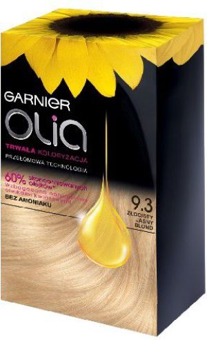 Garnier Olia Farba nr 9.3 Złocisty Jasny Blond 1