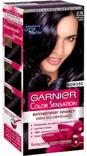 Garnier Color Sensation Krem koloryzujący 2.10 Szafirowa Czerń 1