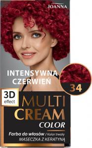 Joanna Multi Cream Color Farba nr 34 Intensywna Czerwień 1