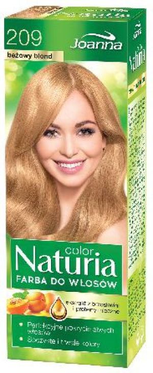 Joanna Naturia Color Farba do włosów nr 209-beżowy blond 150 g 1