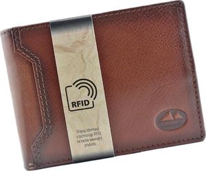 EL FORREST Elegancki pojemny portfel męski skórzany z RFID Nie dotyczy 1