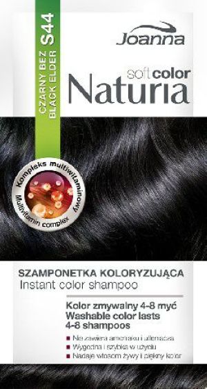 Joanna Naturia Soft Color Szampon koloryzujący S44 Czarny Bez 1