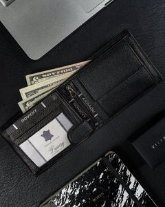 Ronaldo Skórzany portfel męski, poziomy, bez zapięcia, składany, Ronaldo Nie dotyczy 5