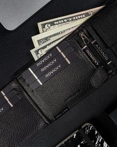 Ronaldo Skórzany portfel męski, poziomy, bez zapięcia, składany, Ronaldo Nie dotyczy 10