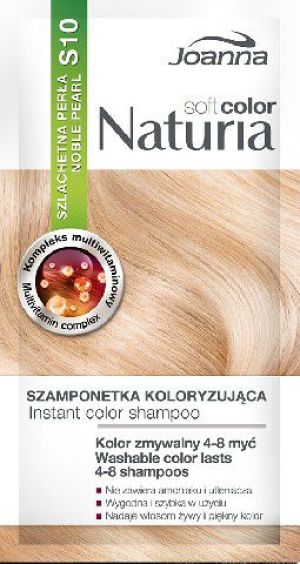 Joanna Naturia Soft Color Szampon koloryzujący S10 Szlachetna Perła 1
