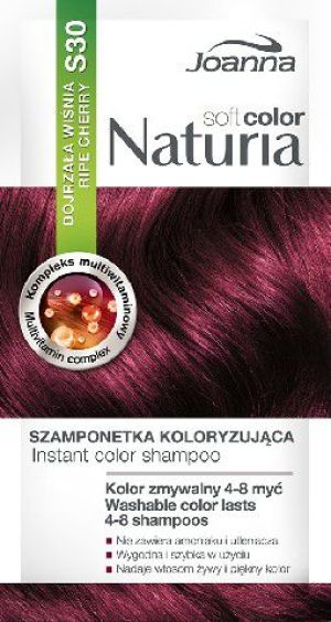 Joanna Naturia Soft Color Szampon koloryzujący S30 Dojrzała Wiśnia 1