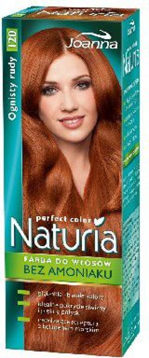 Joanna Naturia Perfect Color Farba do włosów nr 120 ognisty rudy 1
