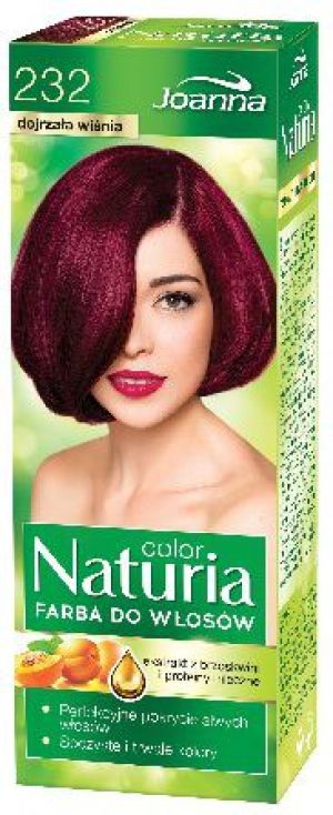 Joanna Naturia Color Farba do włosów nr 232-dojrzała wiśnia 150 g 1
