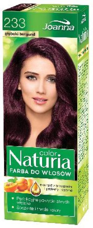 Joanna Naturia Color Farba do włosów nr 233-głęboki burgund 150 g 1