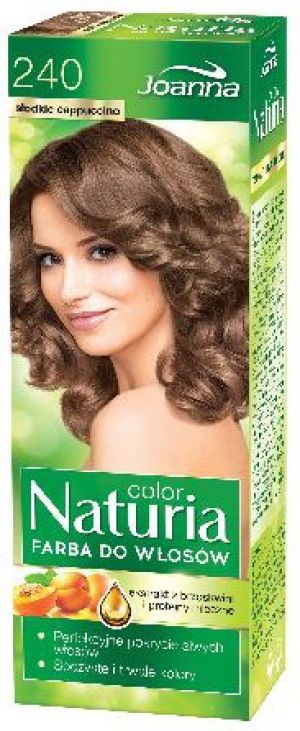 Joanna Naturia Color Farba do włosów nr 240-słodkie cappucino 150 g 1