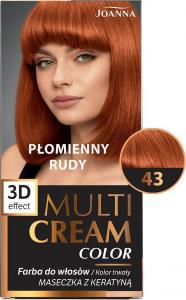 Joanna Multi Cream Color Farba nr 43 Płomienny Rudy 1