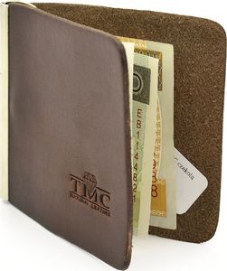 TMC Naturalleather Klasyczna prosta męska banknotówka TMC Nie dotyczy 1