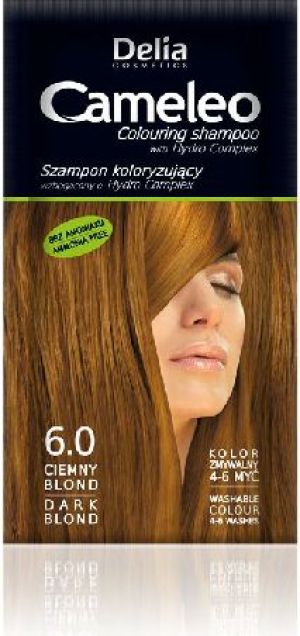 Delia Cosmetics Cameleo Szampon koloryzujący 6.0 ciemny blond 1