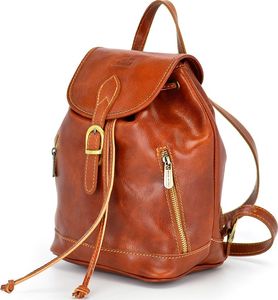 Leather Diamonds Plecak skórzany tmc_422m Camel Nie dotyczy 3