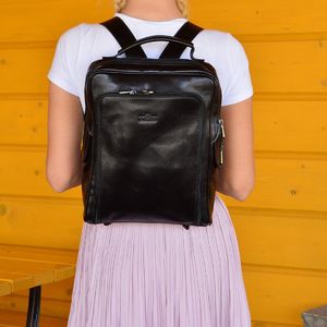 Leather Diamonds Plecak skórzany tmc_938 czarny Nie dotyczy 2