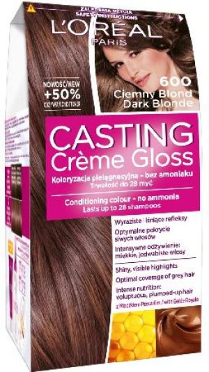Casting Creme Gloss Krem koloryzujący nr 600 Ciemny Blond 1