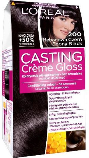 Casting Creme Gloss Krem koloryzujący nr 200 Hebanowa Czerń 1