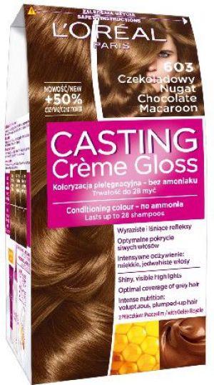 Casting Creme Gloss Krem koloryzujący nr 603 Czekoladowy Nugat 1