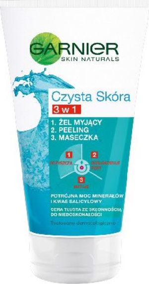 Garnier Czysta Skóra Żel 3w1 do twarzy 150ml 1