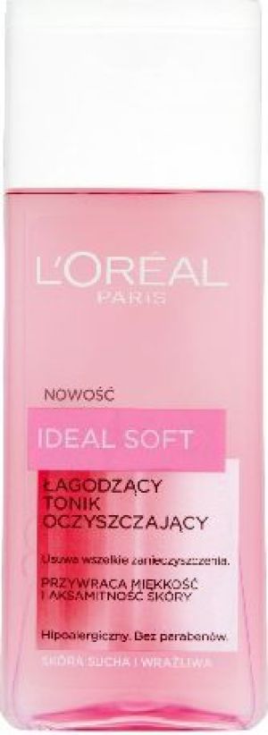 L’Oreal Paris Ideal Soft Tonik oczyszczający do skóry suchej i wrażliwej 200 ml 1